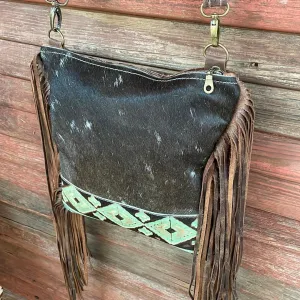004 Shania - Chocolate & White w/ Sage Navajo