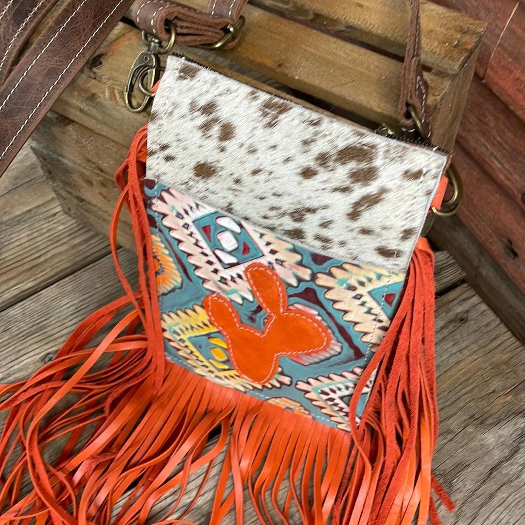 011 Carrie - Longhorn w/ Rainbow Aztec