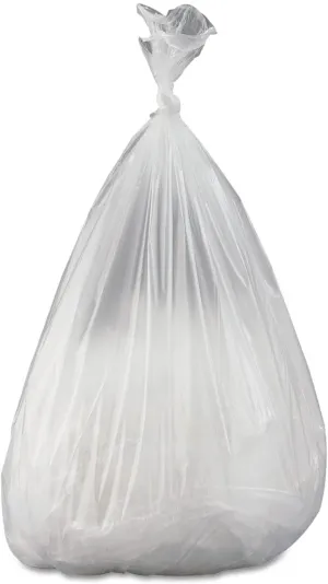12-16 gallon, 24x33, 8mic., Natural Trash Bags