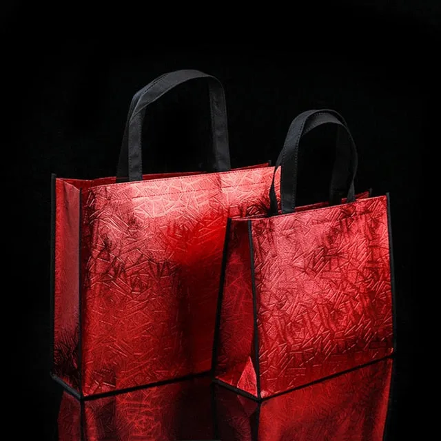 2pcs Embroidered Light Clear Organza Jelly Tote Messenger Shoulder Bags