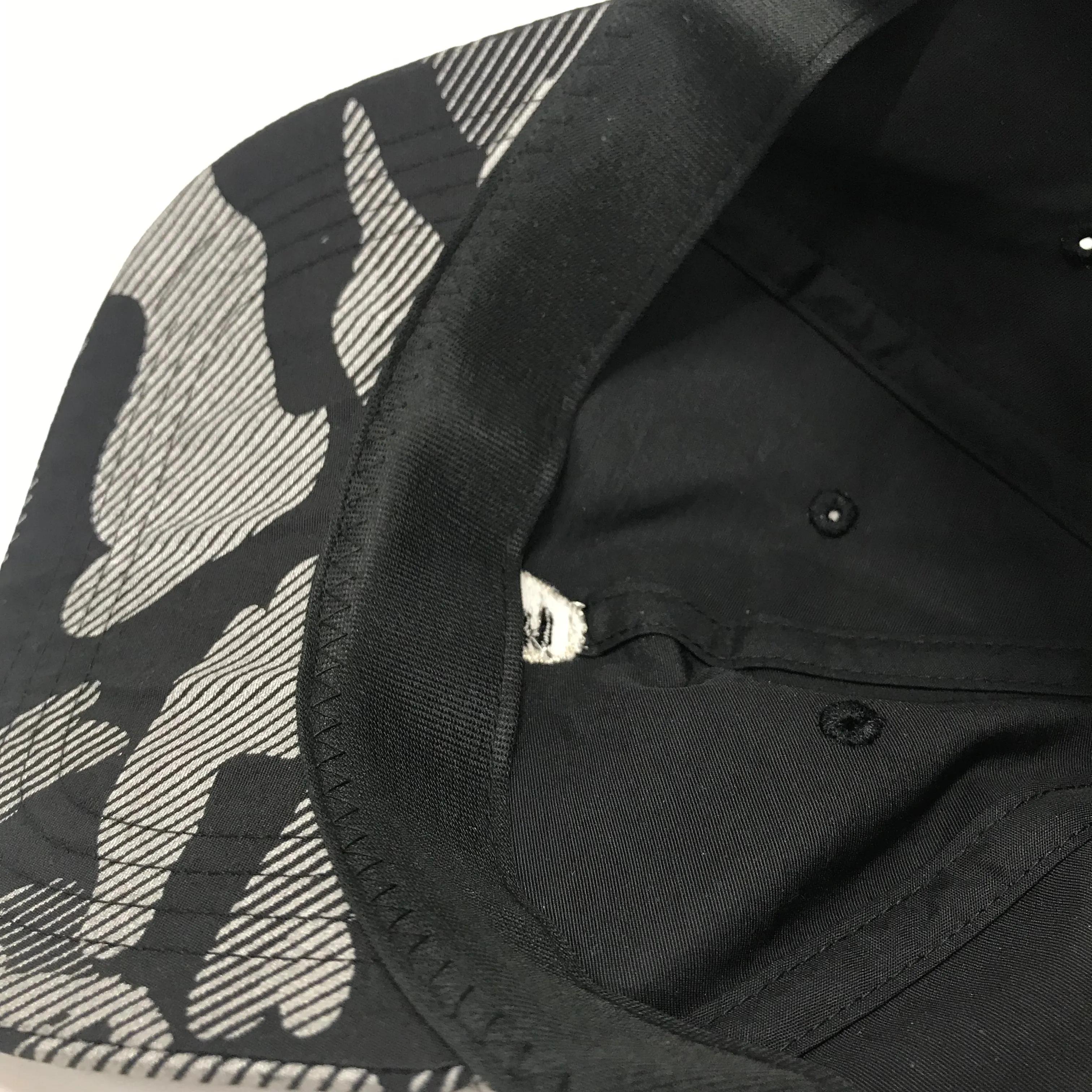 A Bathing Ape Bape Reflective Camo 6 Panel Cap