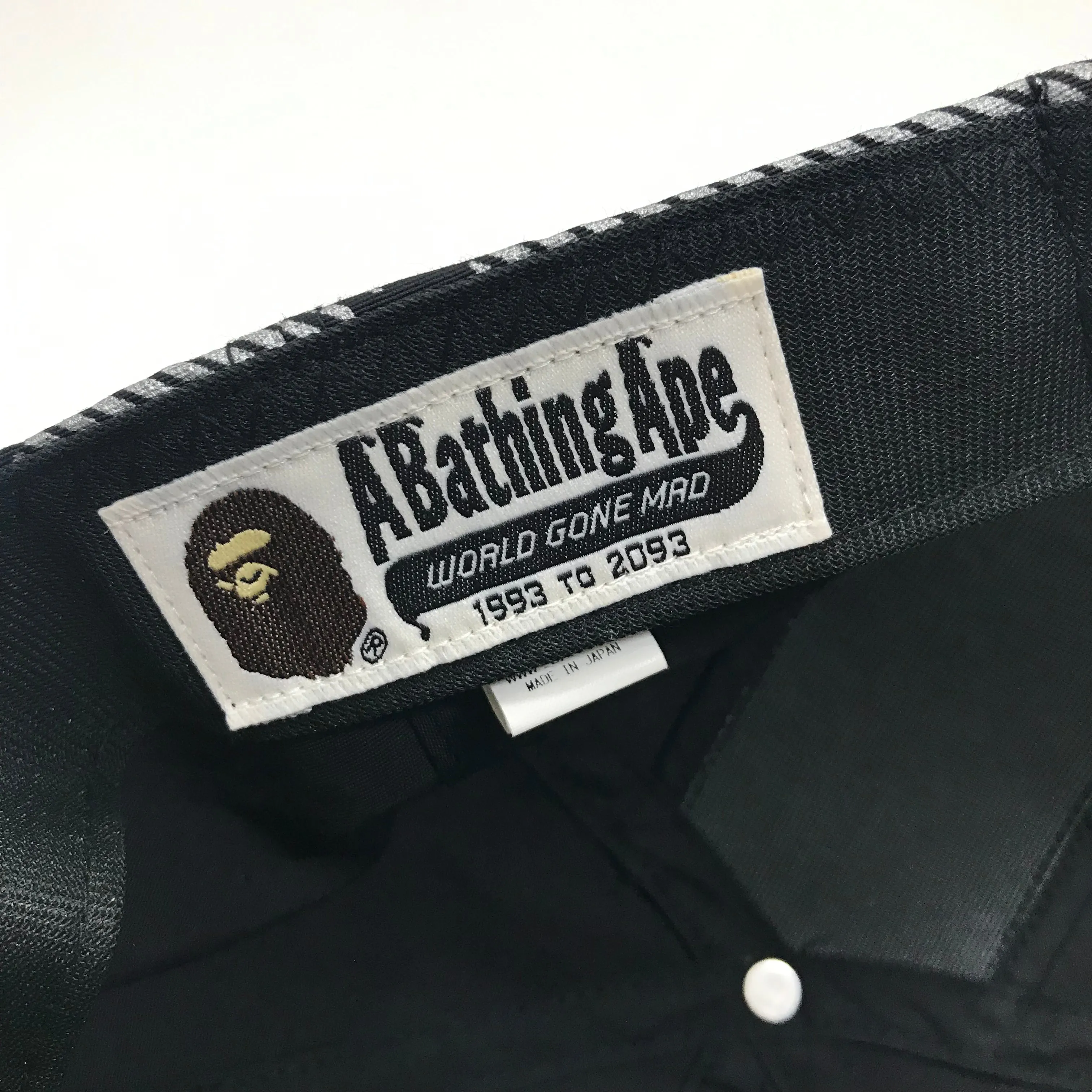 A Bathing Ape Bape Reflective Camo 6 Panel Cap