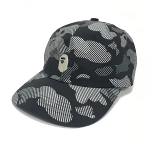 A Bathing Ape Bape Reflective Camo 6 Panel Cap