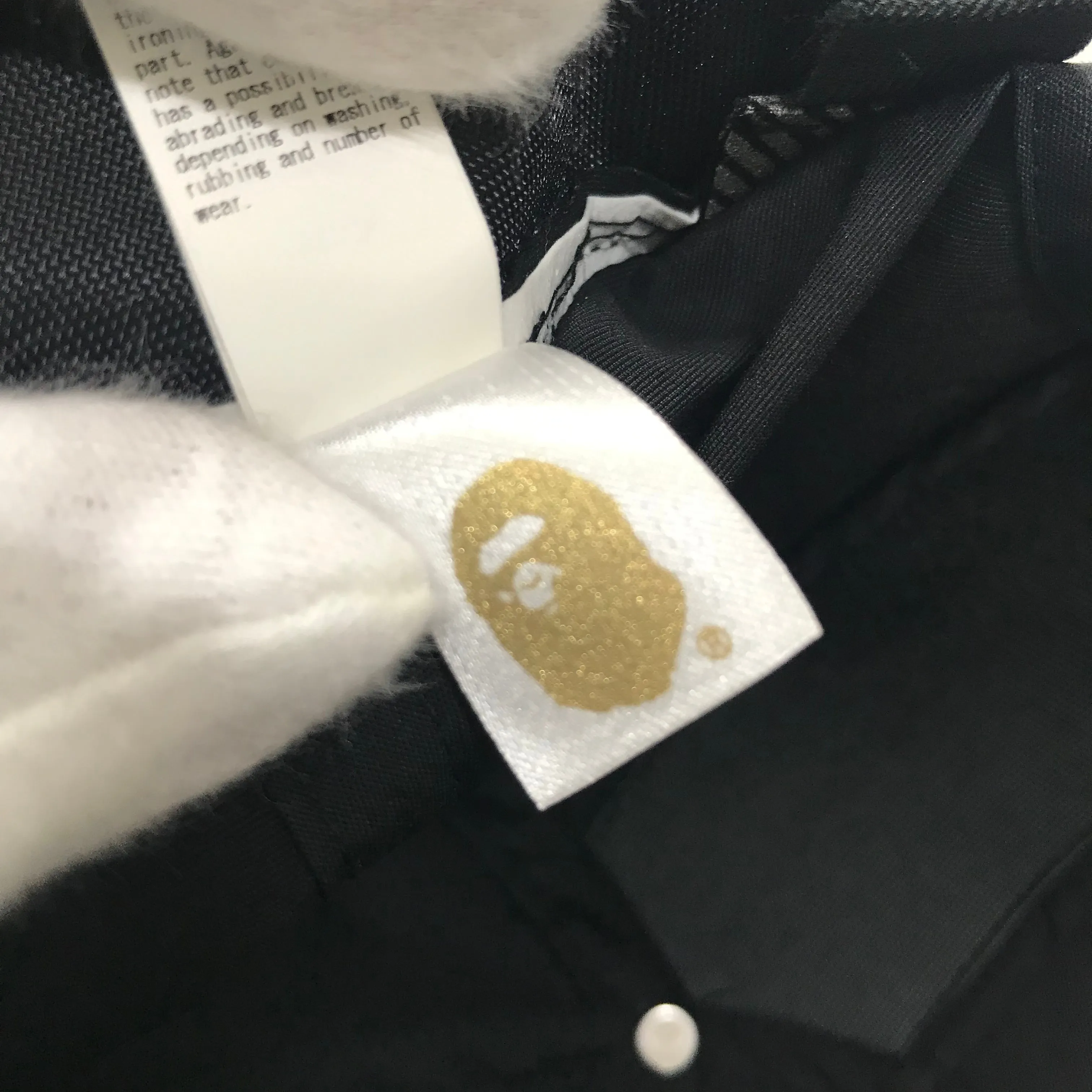A Bathing Ape Bape Reflective Camo 6 Panel Cap