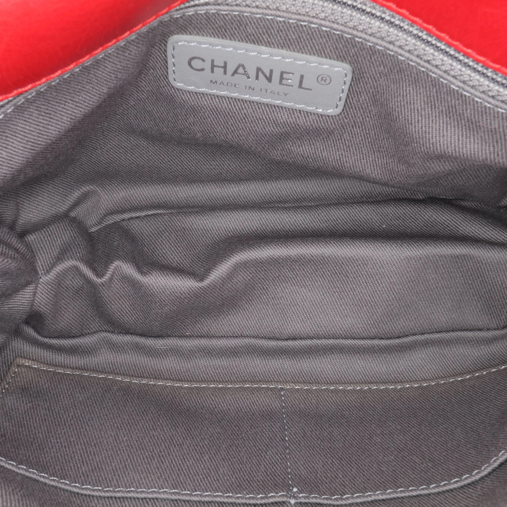 Aged Calfskin CC Chain Frame Flap