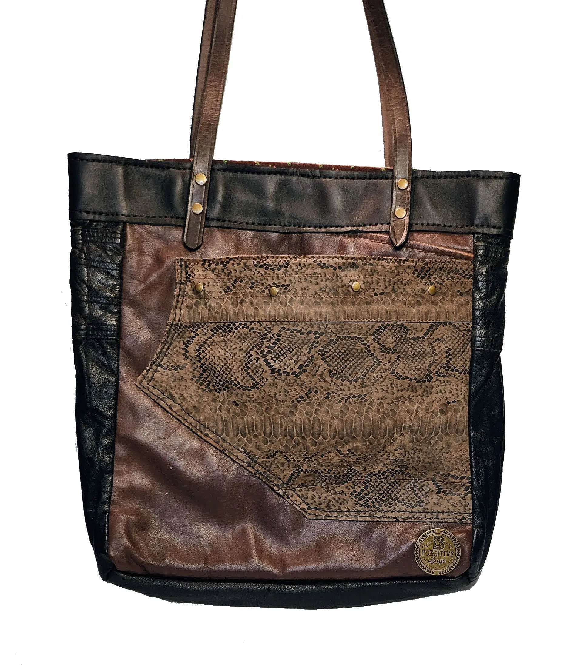 Aislinn Snake Tote Bag
