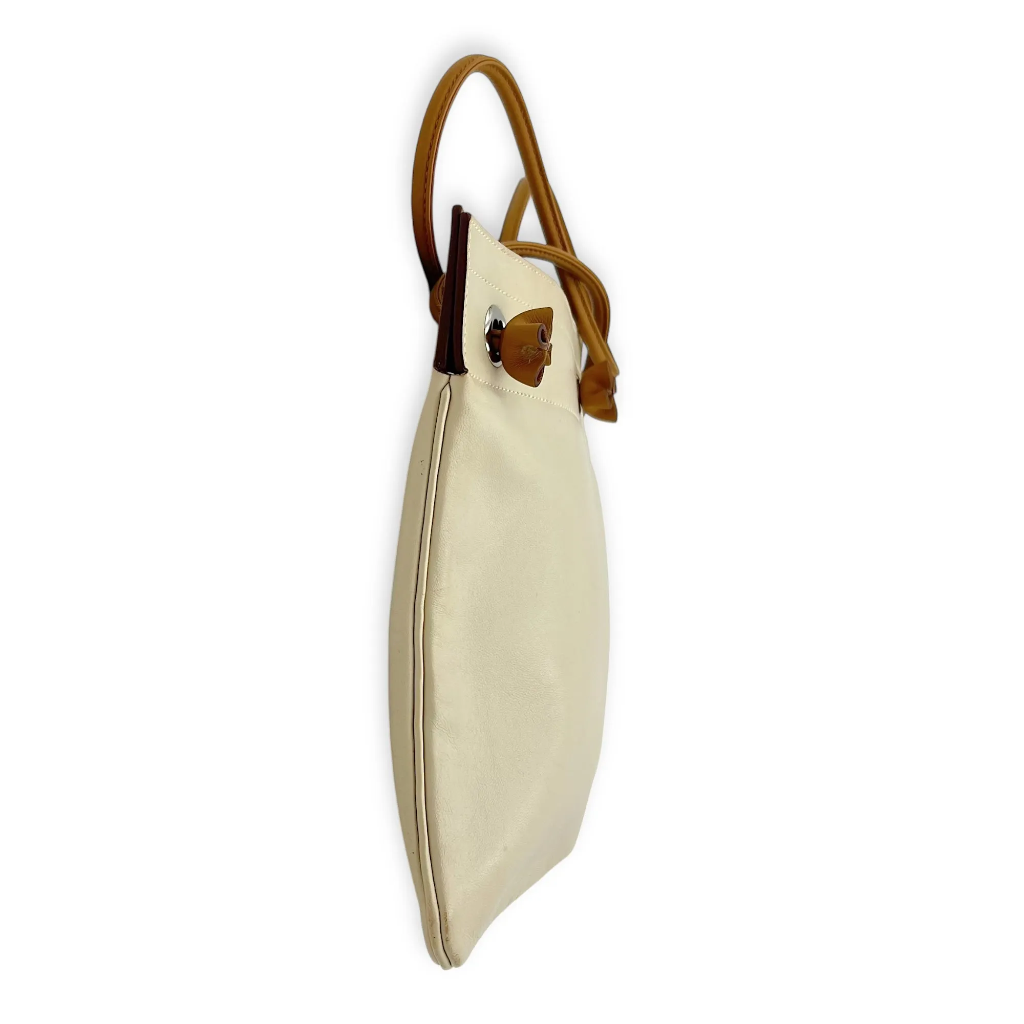 Aline Mini Neutral in Milo Lambskin Swift