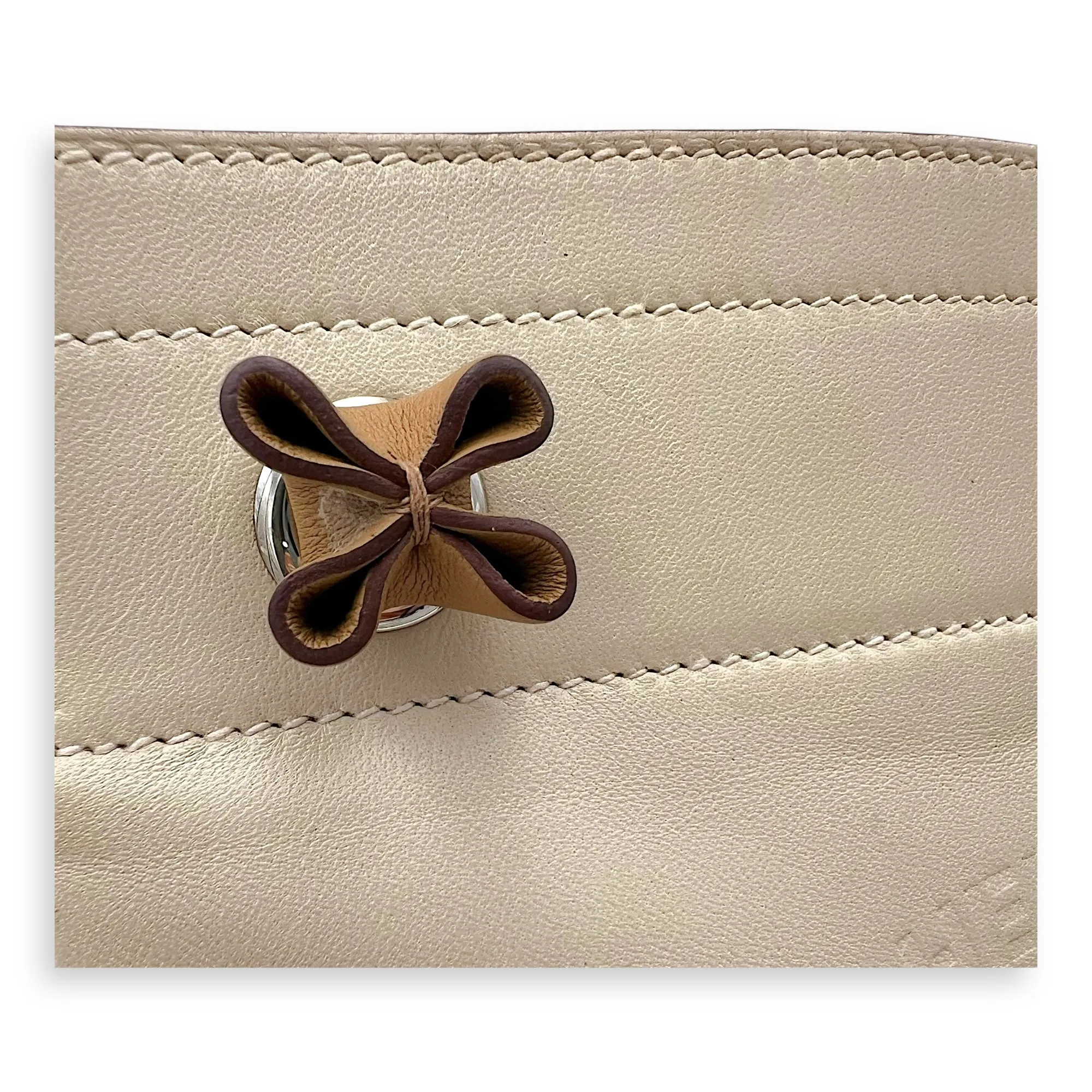 Aline Mini Neutral in Milo Lambskin Swift
