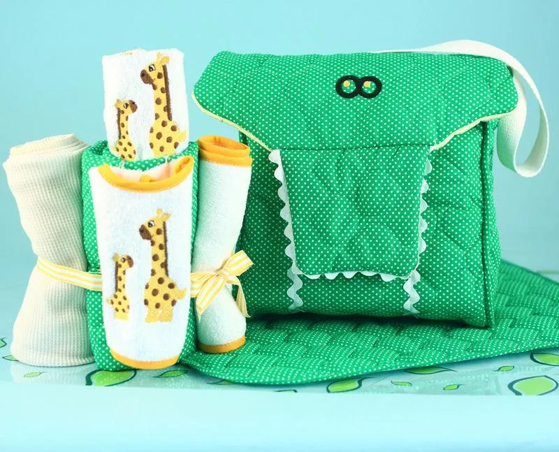 Alligator Diaper Tote Newborn Baby Gift