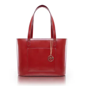 ALYSON | Leather Tablet Tote