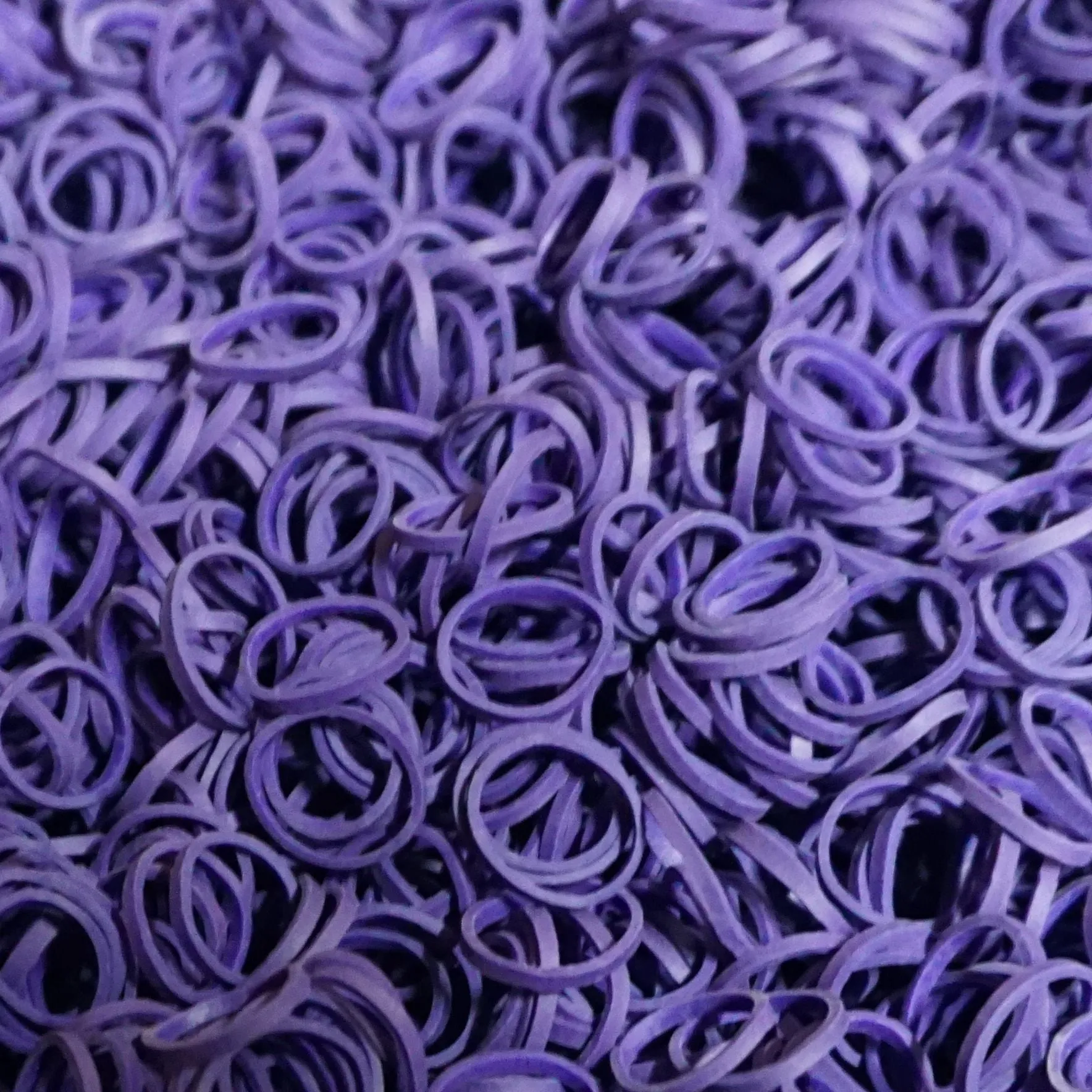 Amelia Beauty | 1/2in, Purple, Elastic Rubber Band Pony Tail Holders | Made in USA, Ideal for Ponytails, Braids, Twists, Dreadlocks, Styling Accessories for Women, Men and Girls | 1000 Pack