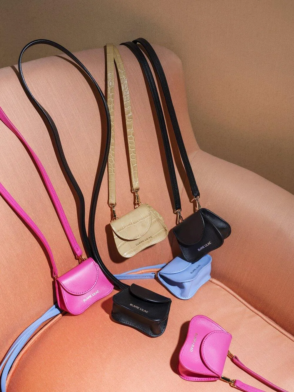 AMORSITO MINI BAG CROC SAND