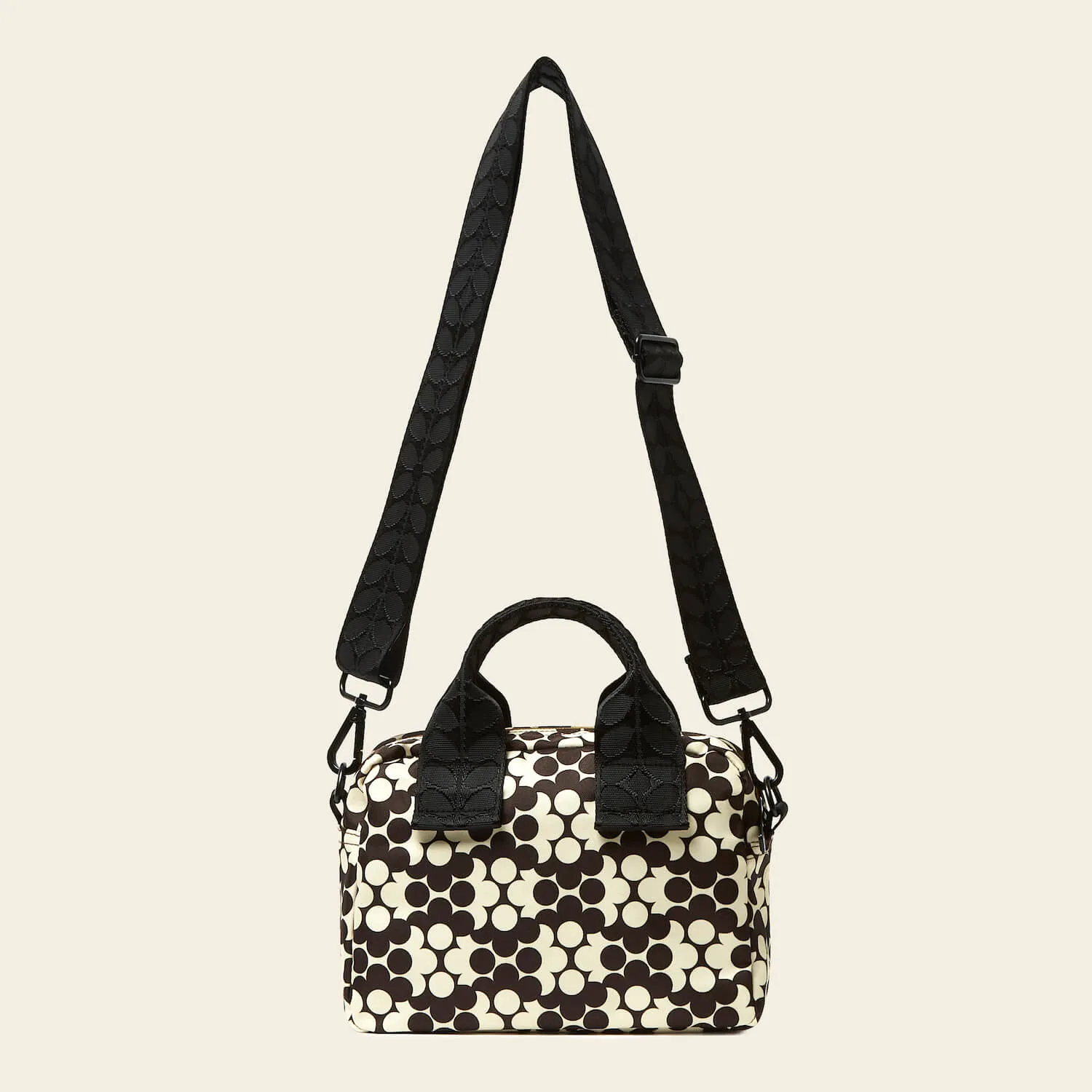Angle Grab Crossbody - Puzzle Flower Porcini