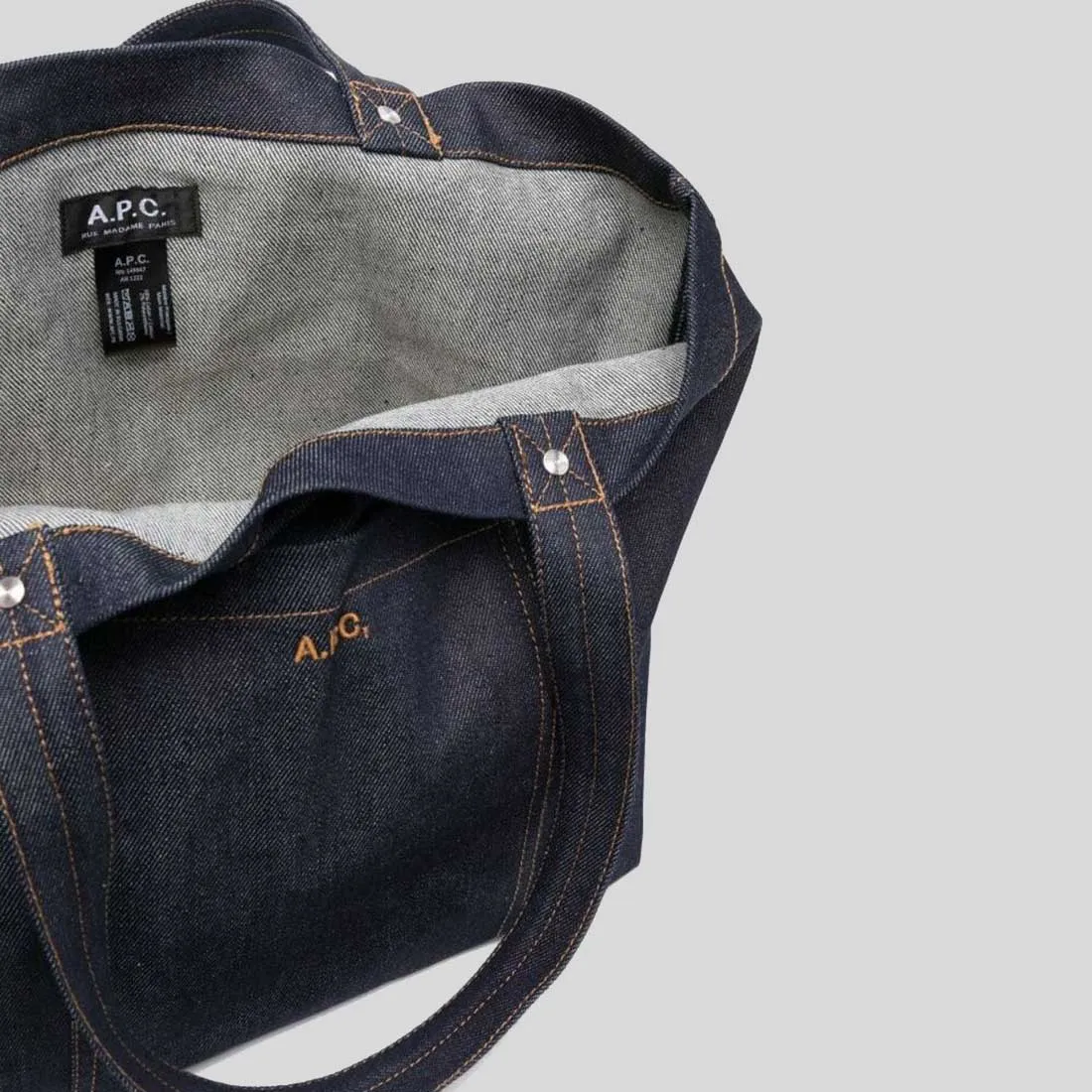 A.P.C. Thais Unisex Tote Bag Indigo RB-COCSXM61832IAI