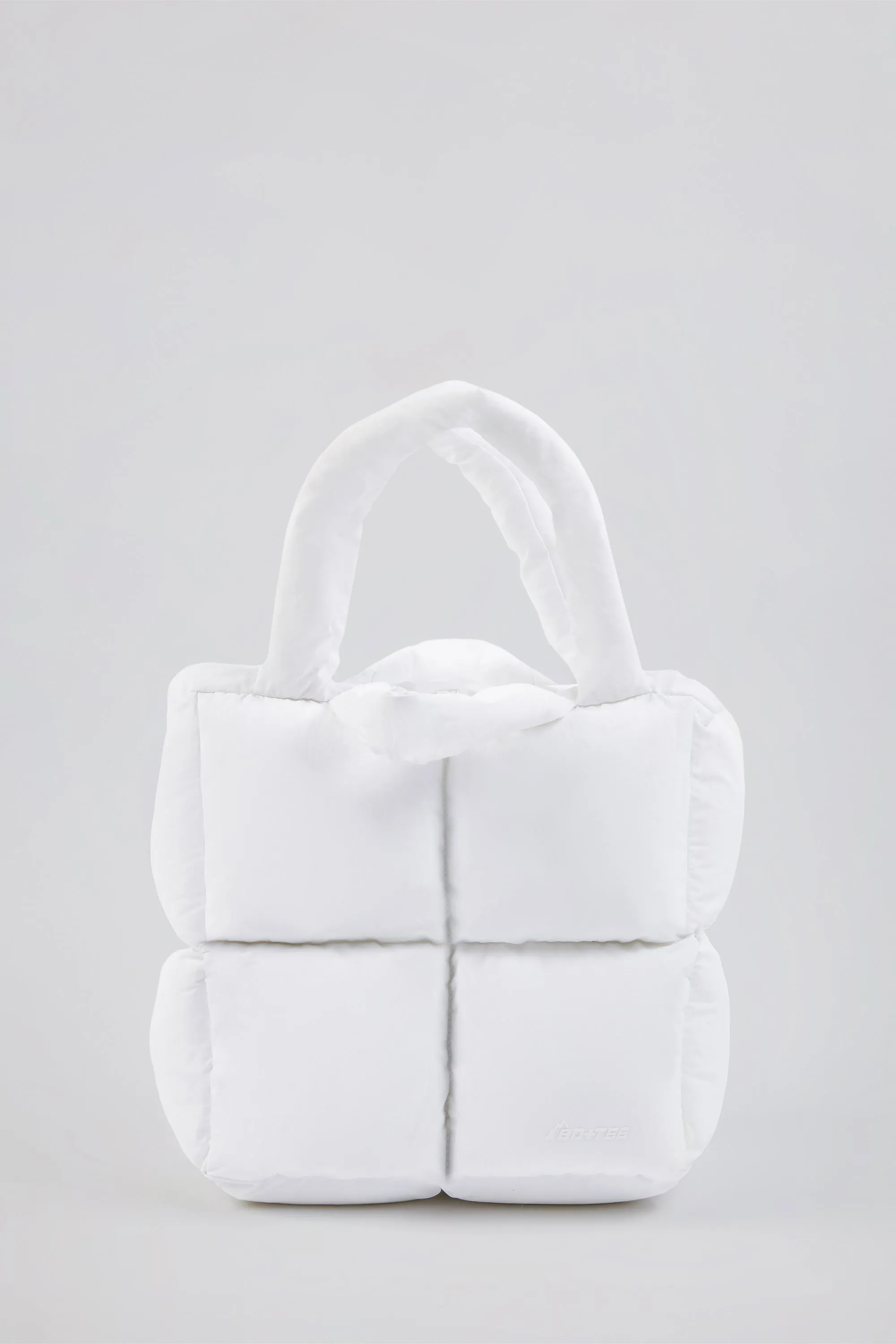 Arctic - Quilted Puffer Bag in White
