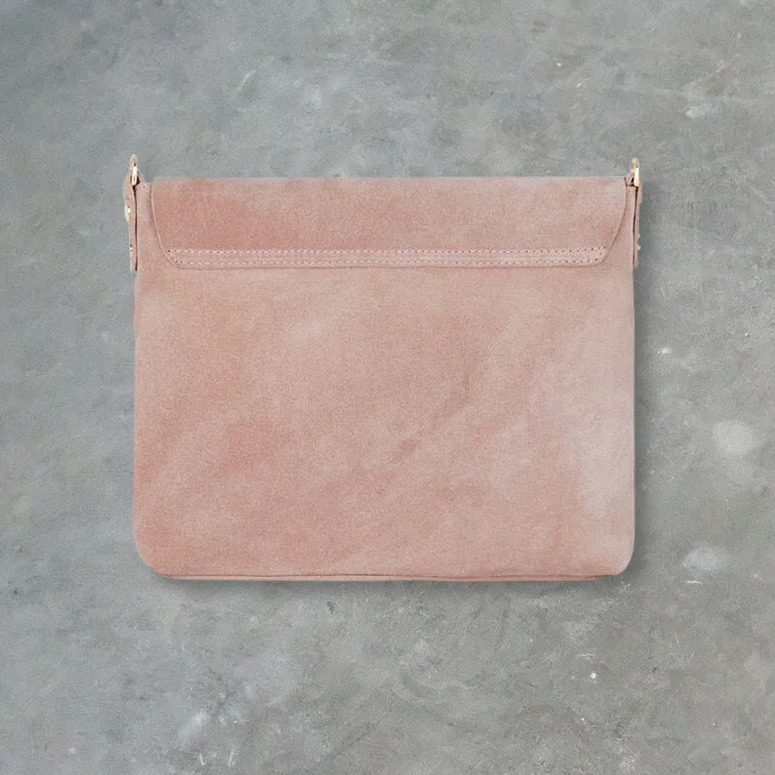 Arlington Milne Paige Crossbody, Fawn Suede