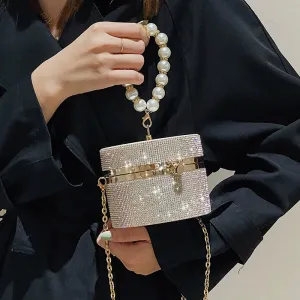 Bag Female Rhinestone Hand Mini Bag