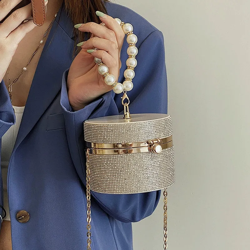 Bag Female Rhinestone Hand Mini Bag