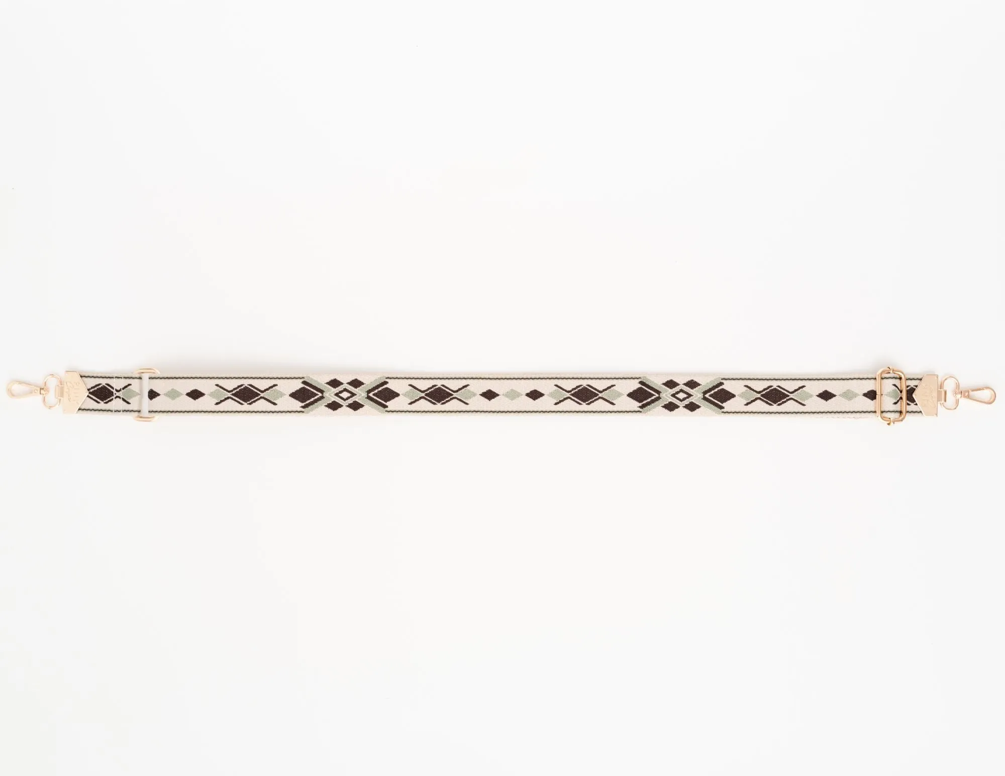 BAG STRAPS - MINT/BROWN