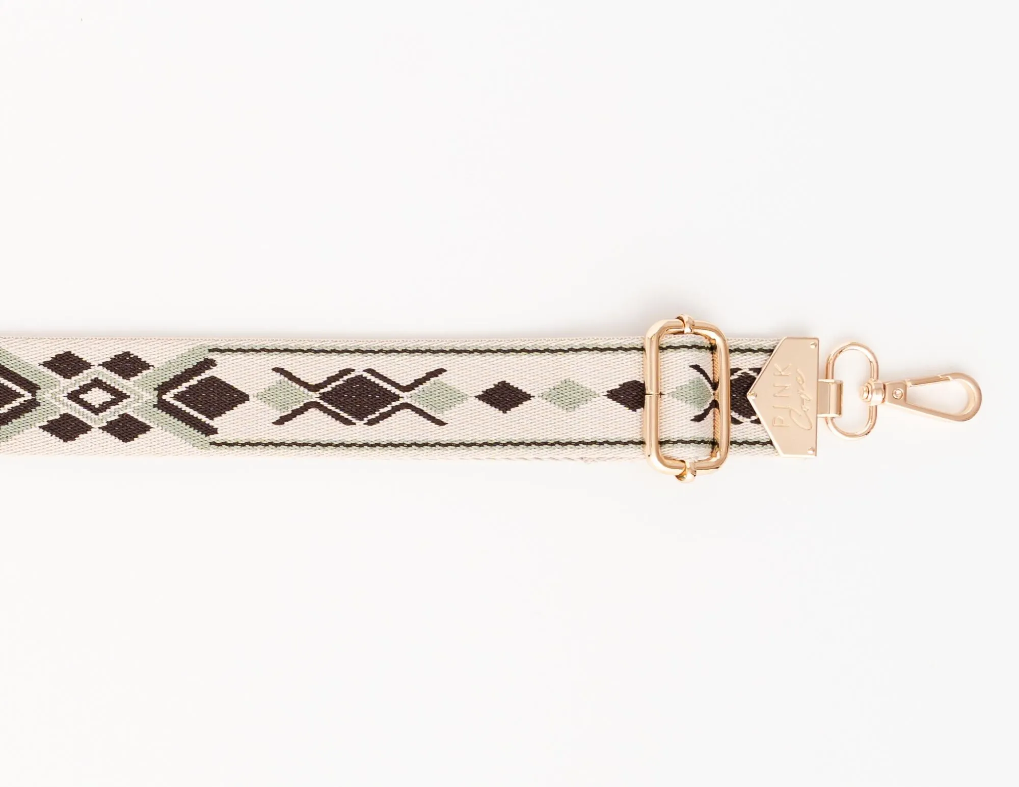 BAG STRAPS - MINT/BROWN