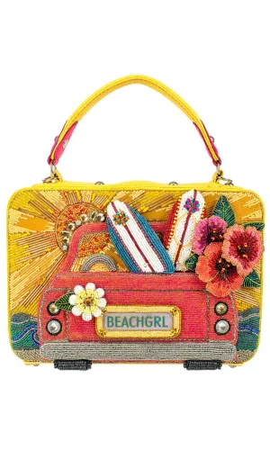 Beach Girl Beaded Crossbody Clutch