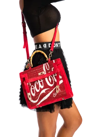 Beaded Art Birkin Coco Cola