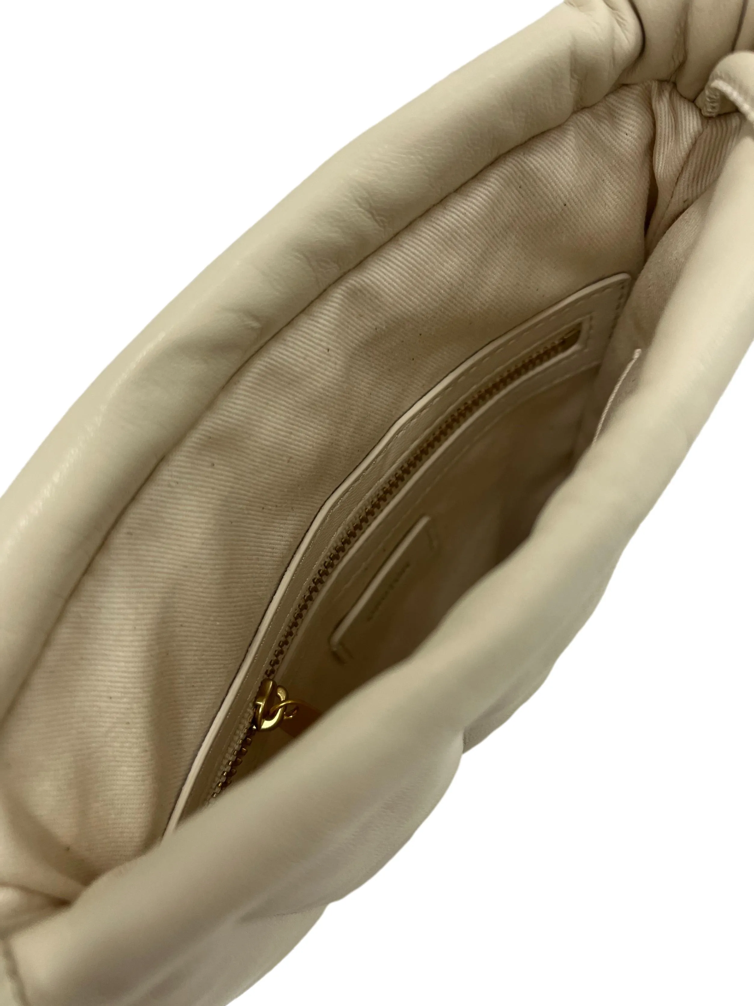 Beige Lilia Quilted Leather Bag