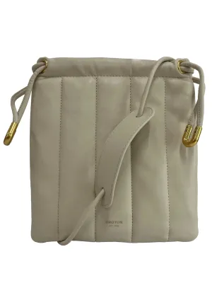 Beige Lilia Quilted Leather Bag