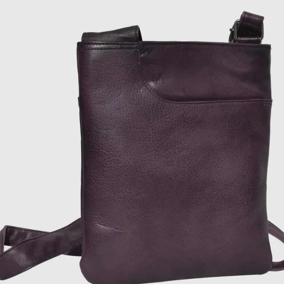 Best for Travel! Athena Mimi Leather Crossbody Bag – Sleek, Stylish & Functional