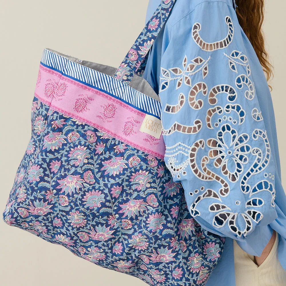 Beverly Tote Bag | Blue Capri Cove