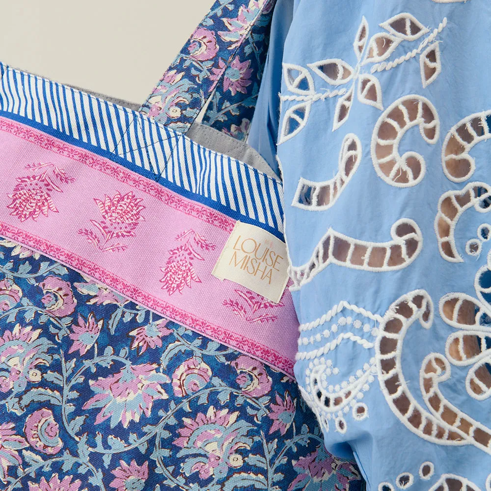 Beverly Tote Bag | Blue Capri Cove
