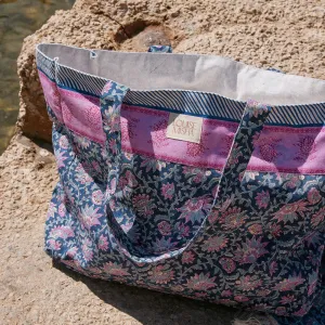 Beverly Tote Bag | Blue Capri Cove