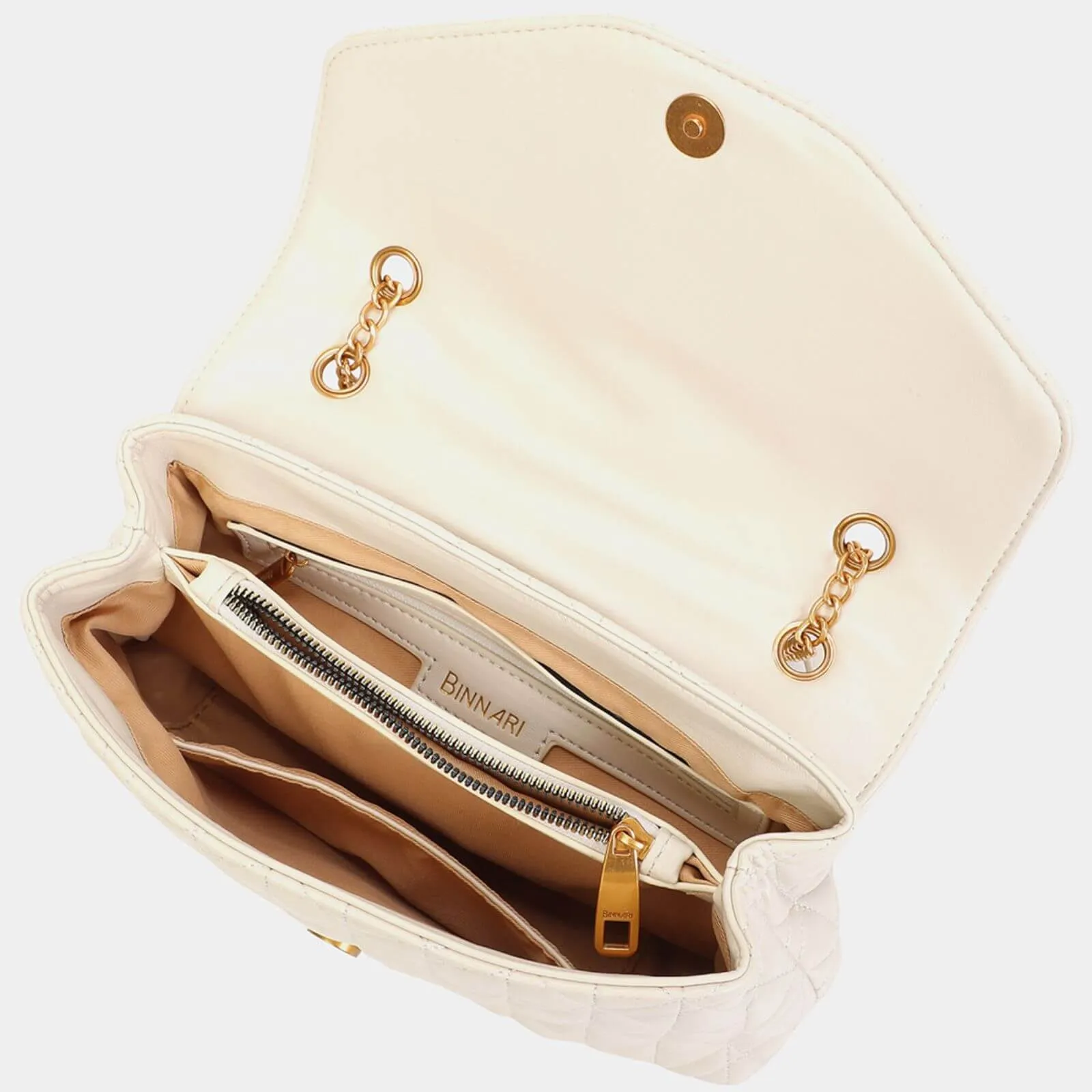 Binnari Ella Cream Shoulder Bag