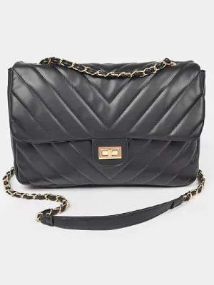 BLACK CROSSBODY BAG