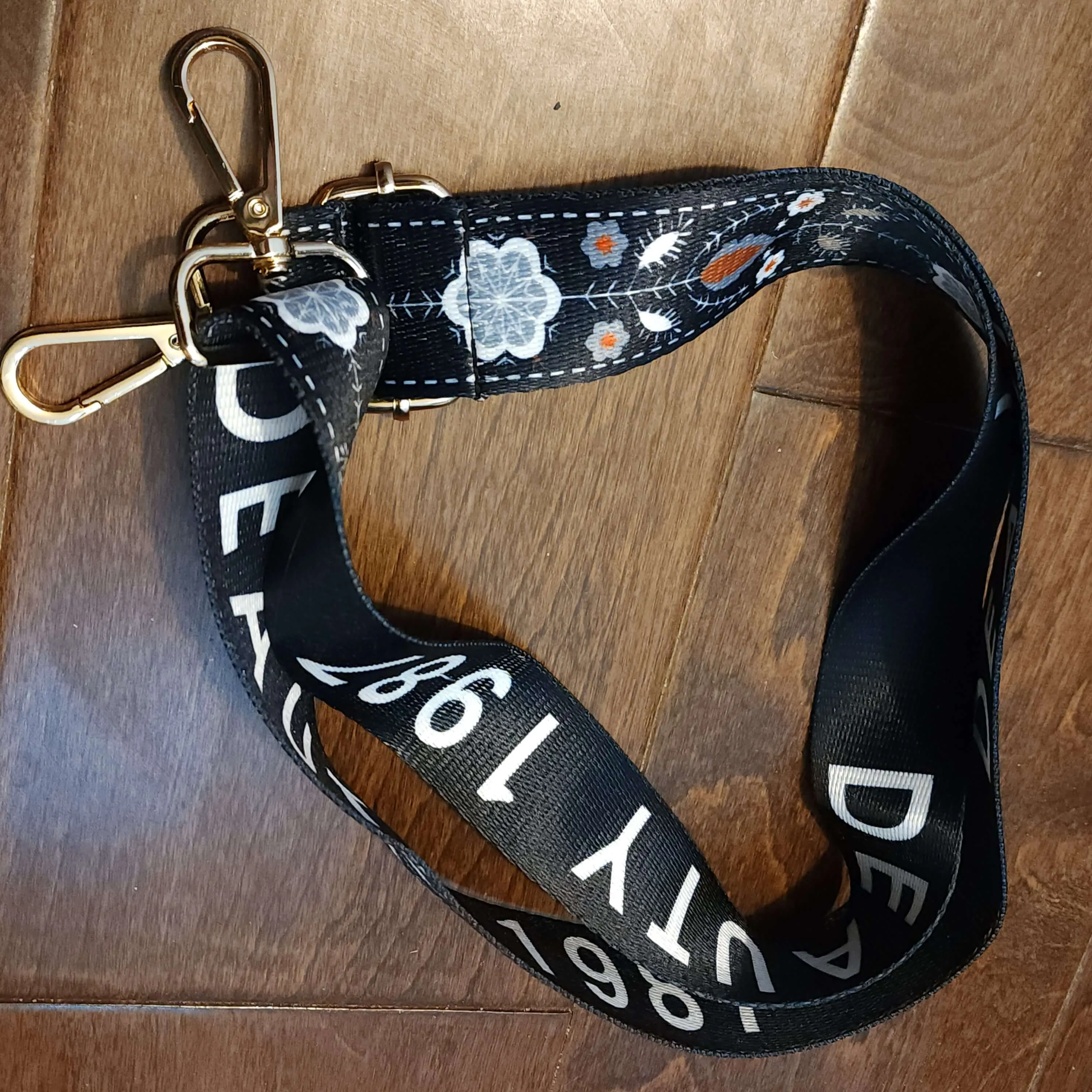 Black Folk Purse Strap, Bag Strap | 28 - 50 Inch Guitar purse straps