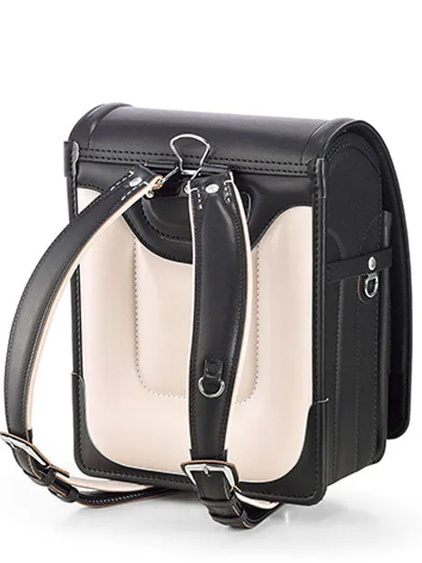 Black Lauderdale Randoseru Cowhide (Longer-Strap Model)