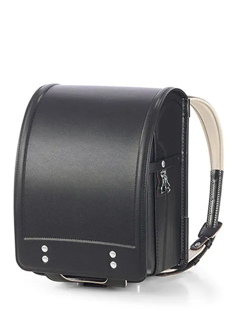 Black Lauderdale Randoseru Cowhide (Longer-Strap Model)