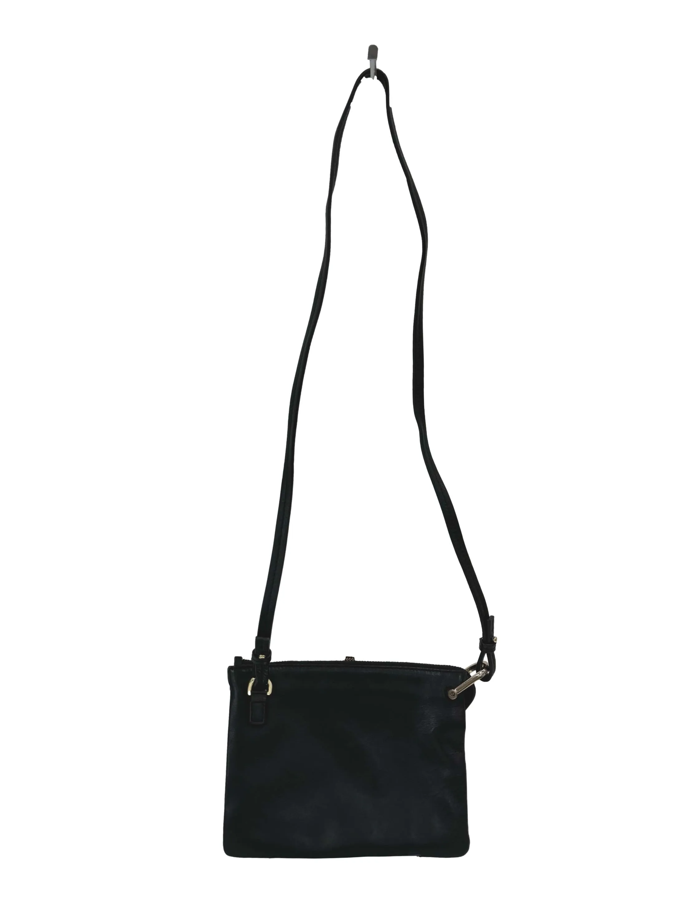 Black Mini Leather Crossbody Bag
