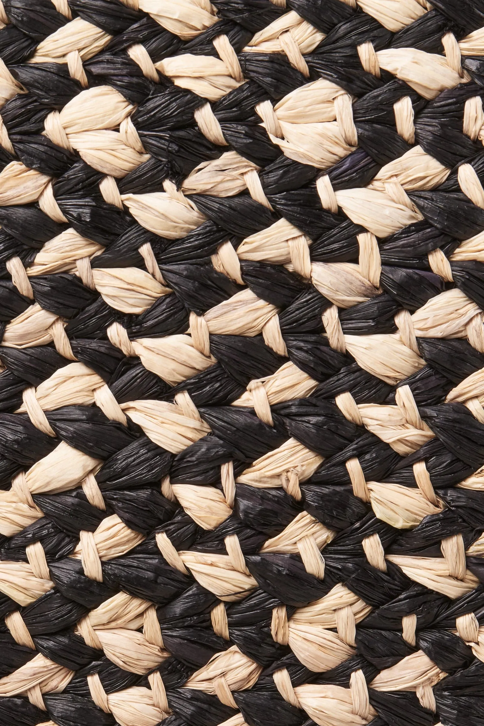 Black / Natural Mélange Tote