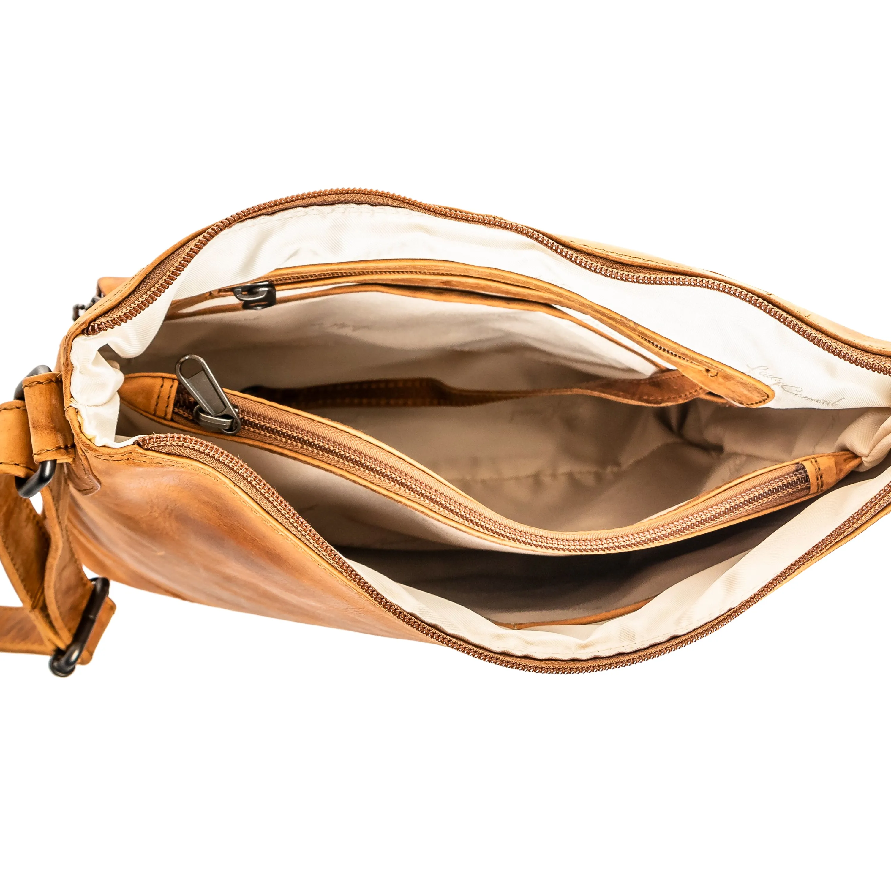 Blake | Concealed Carry Scooped Leather Crossbody or Shoulder Bag