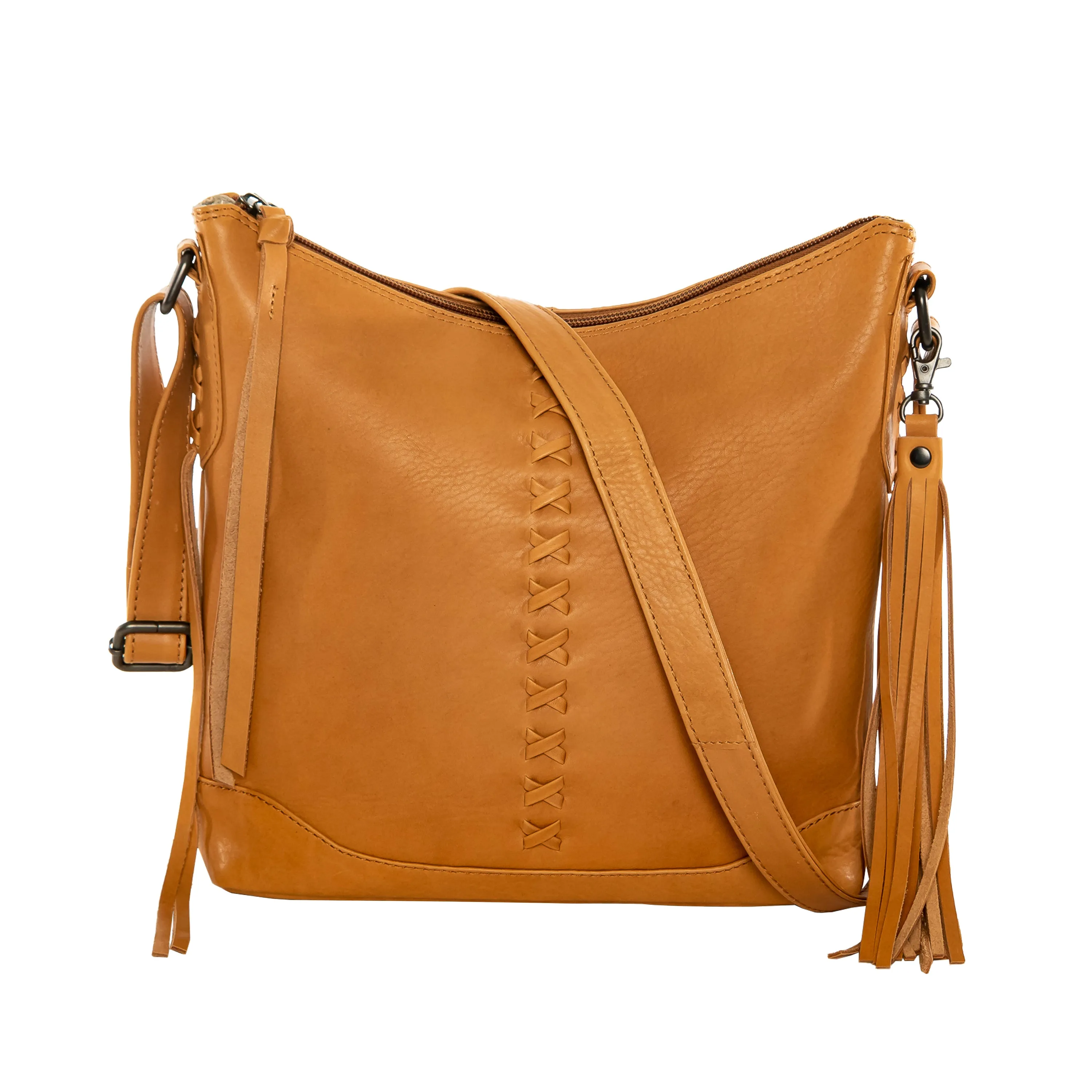 Blake | Concealed Carry Scooped Leather Crossbody or Shoulder Bag