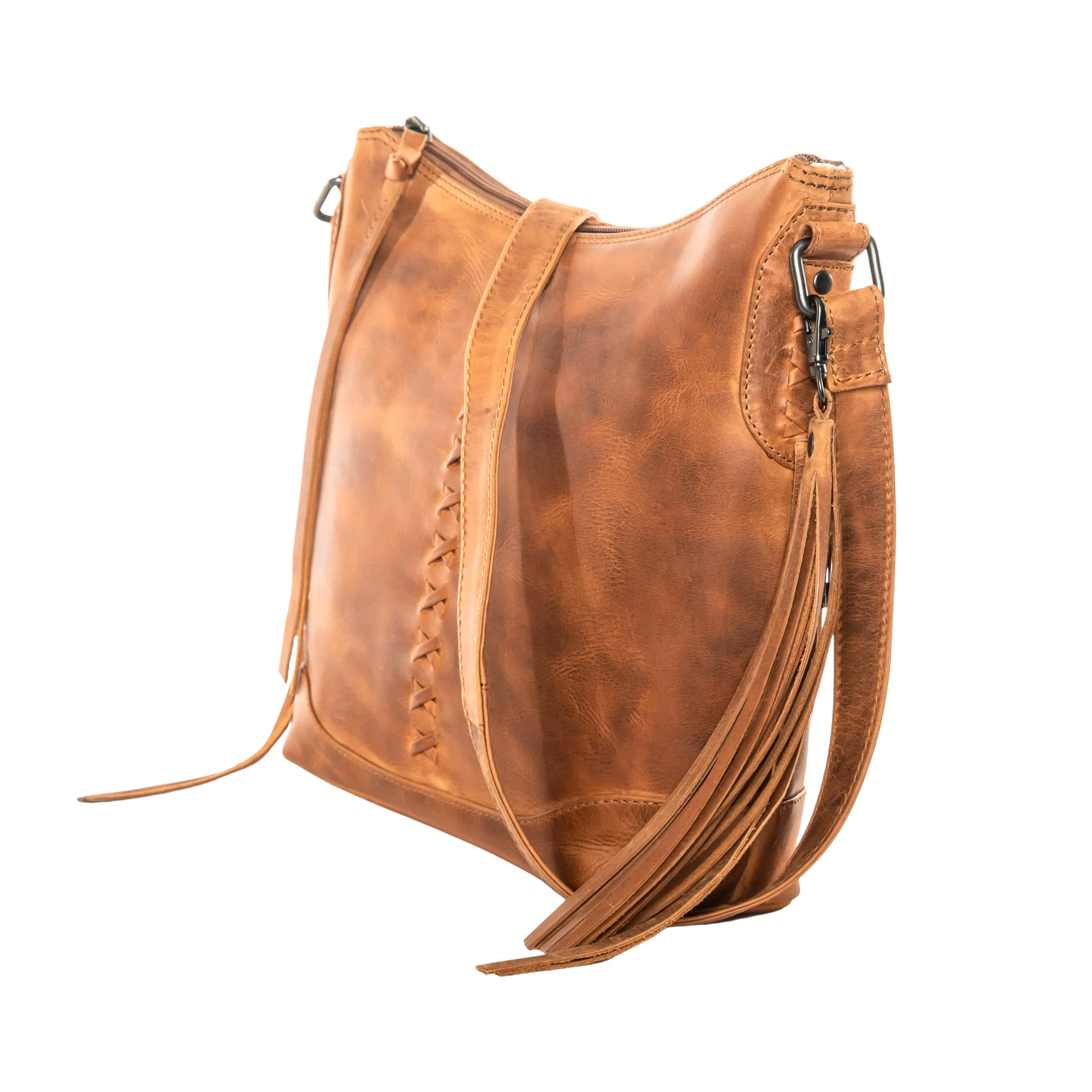 Blake | Concealed Carry Scooped Leather Crossbody or Shoulder Bag