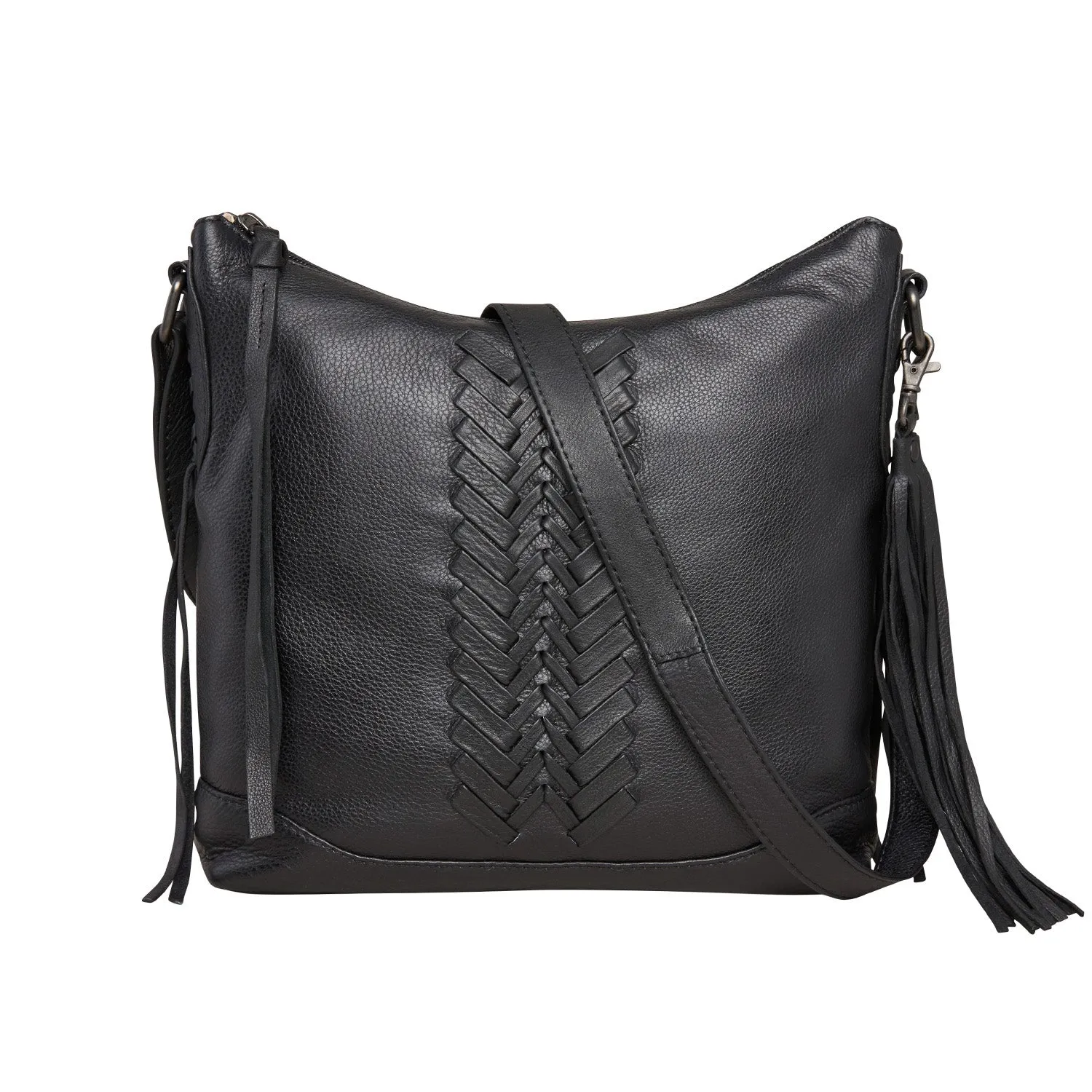 Blake | Concealed Carry Scooped Leather Crossbody or Shoulder Bag