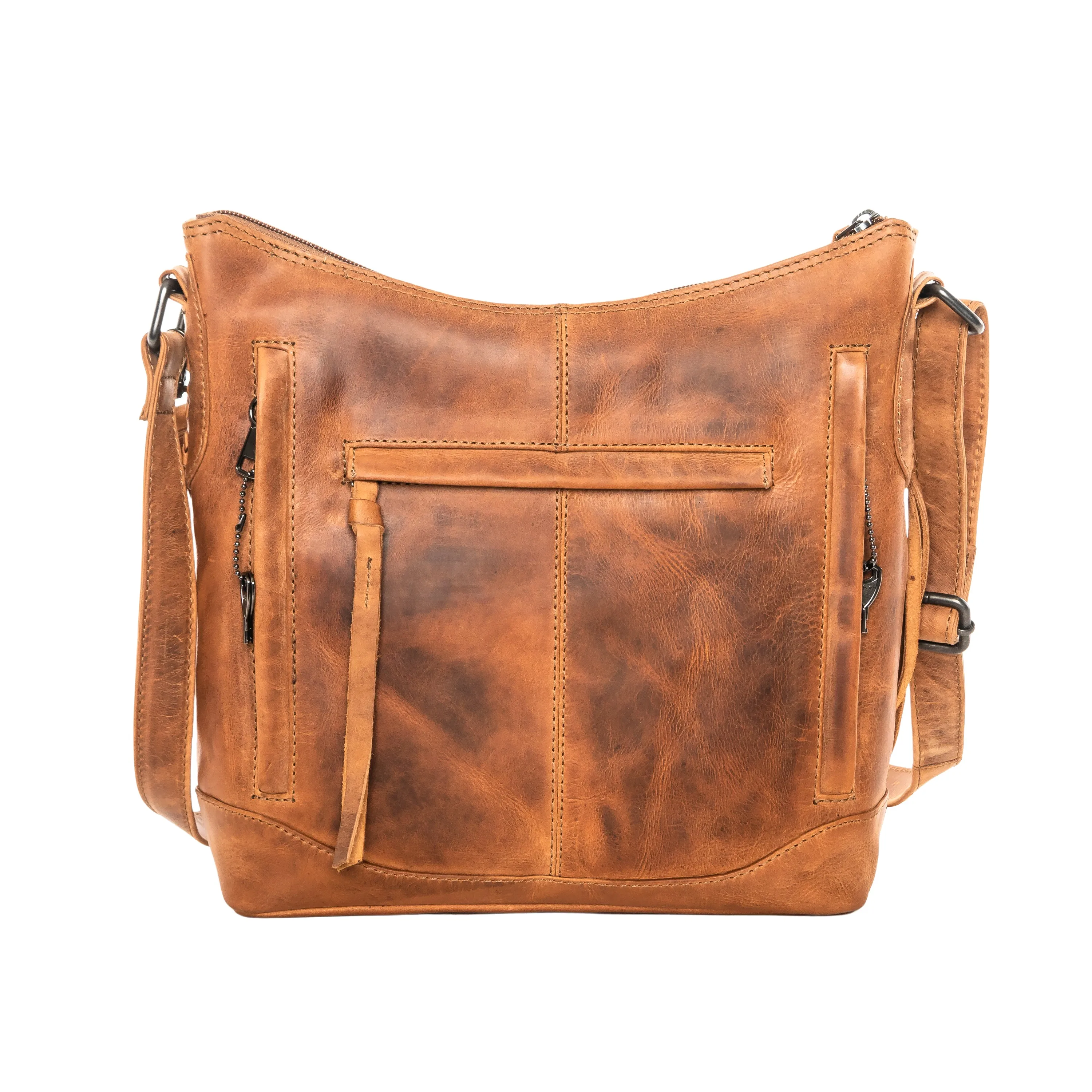 Blake | Concealed Carry Scooped Leather Crossbody or Shoulder Bag