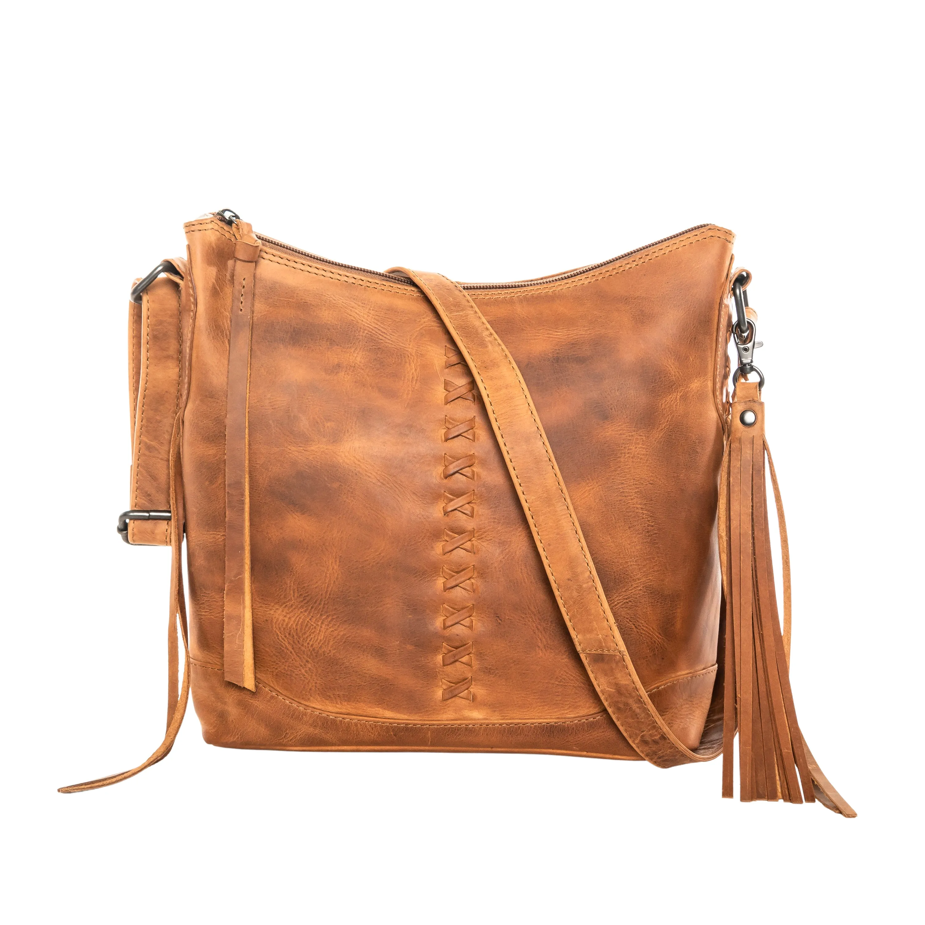 Blake | Concealed Carry Scooped Leather Crossbody or Shoulder Bag