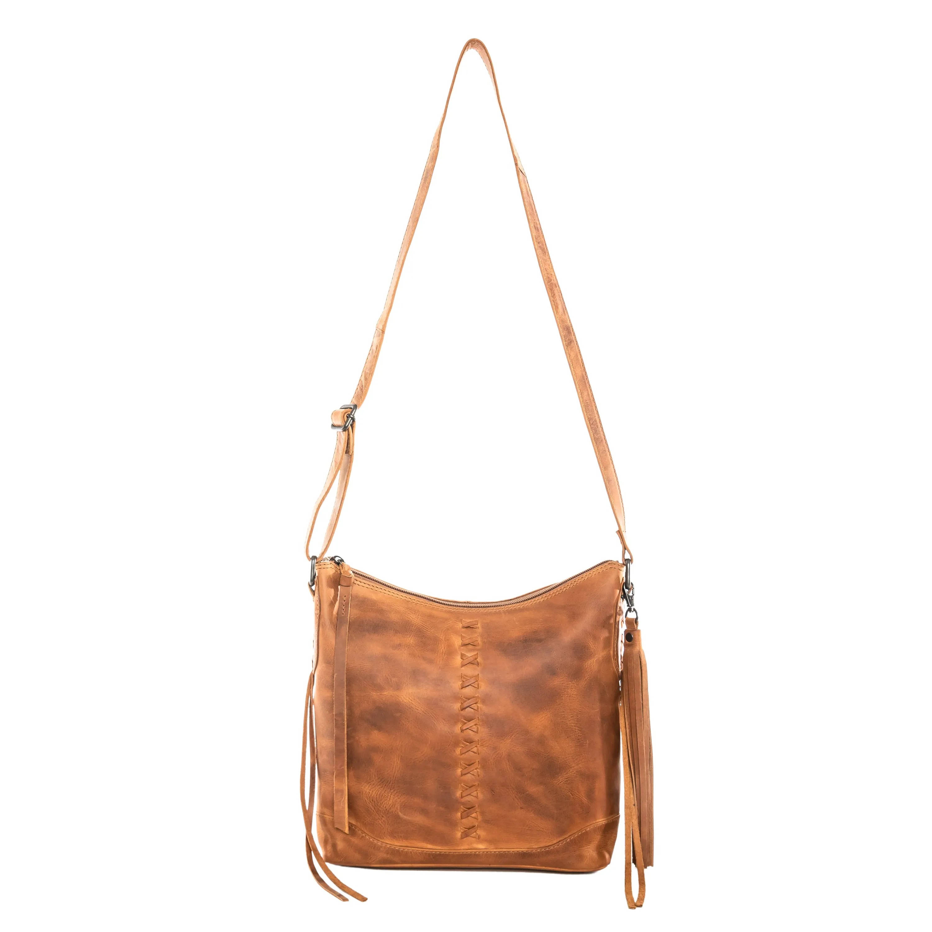 Blake | Concealed Carry Scooped Leather Crossbody or Shoulder Bag
