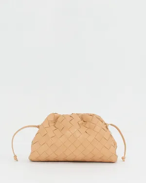 Bottega Veneta Almond Intrecciato The Mini Pouch Bag