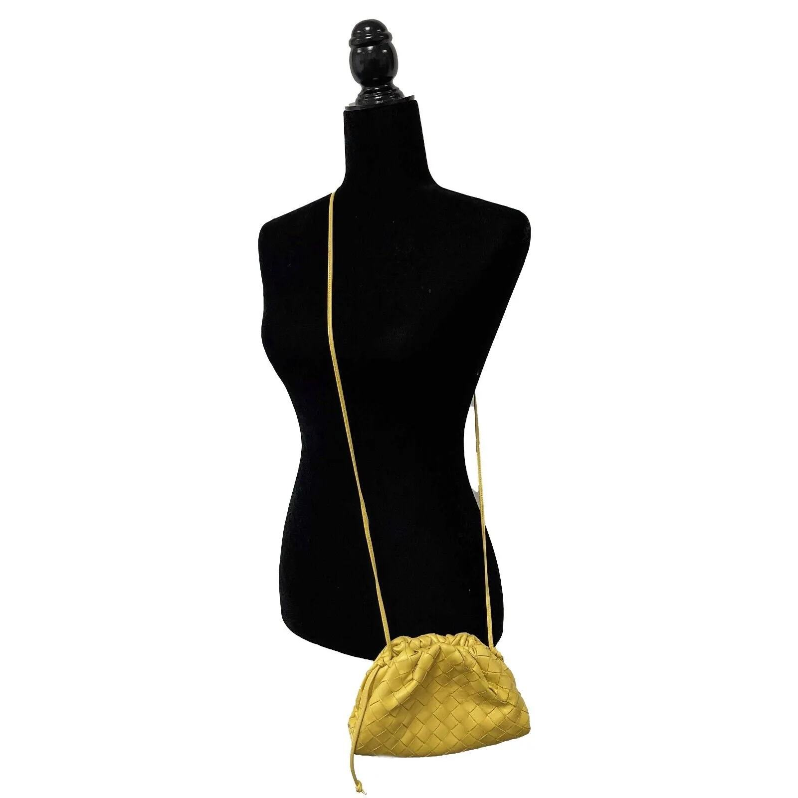 Bottega Veneta - Excellent - Mini Jodie Pouch - Yellow Crossbody / Shoulder Bag