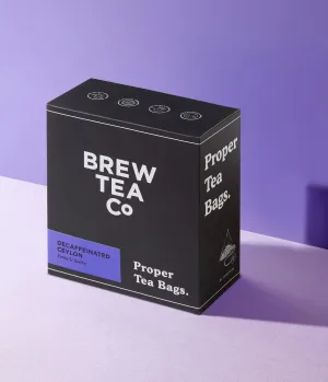 Brew Tea Decaffeinated Ceylon Pyramid Tea Bags (100)