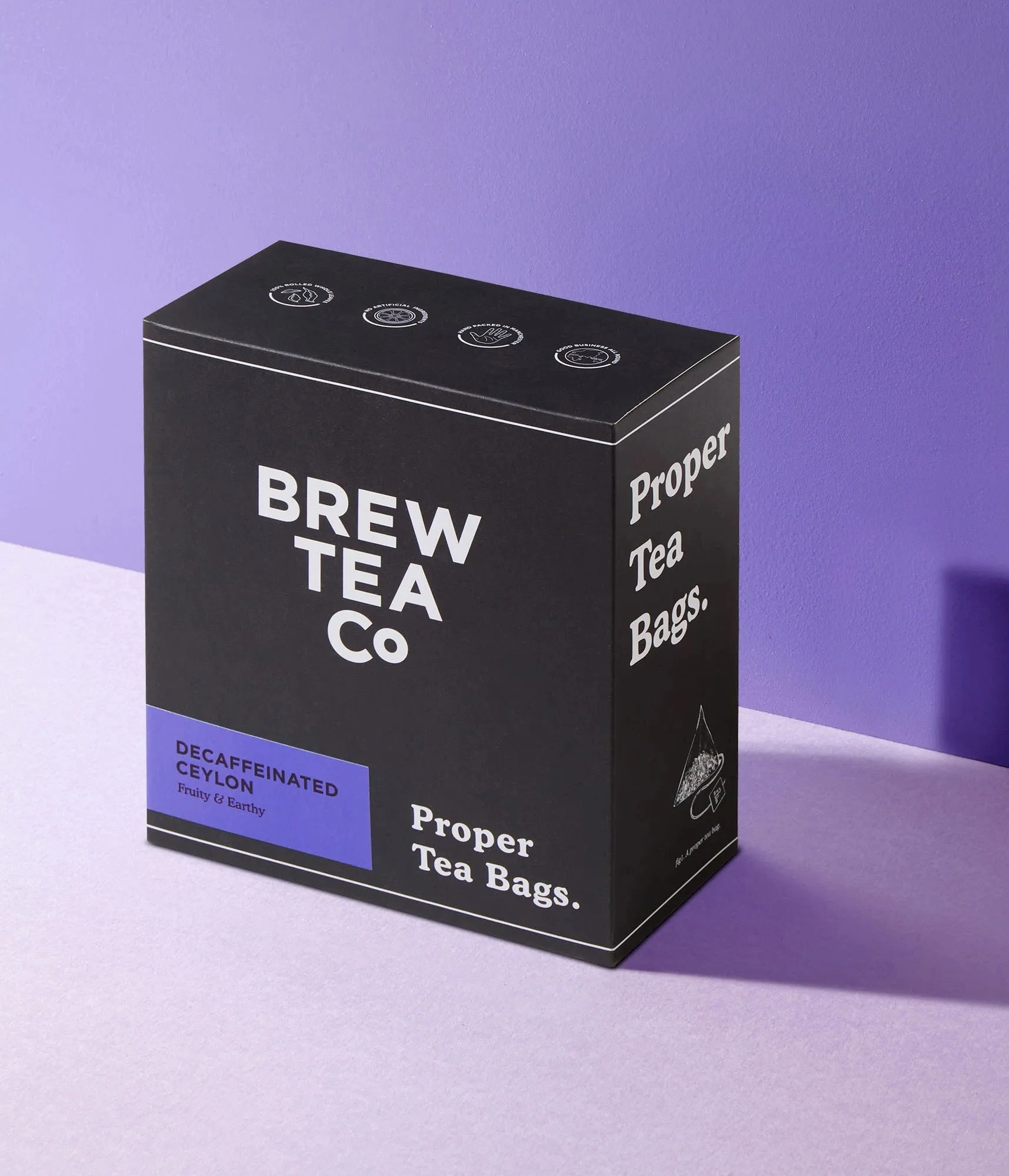 Brew Tea Decaffeinated Ceylon Pyramid Tea Bags (100)